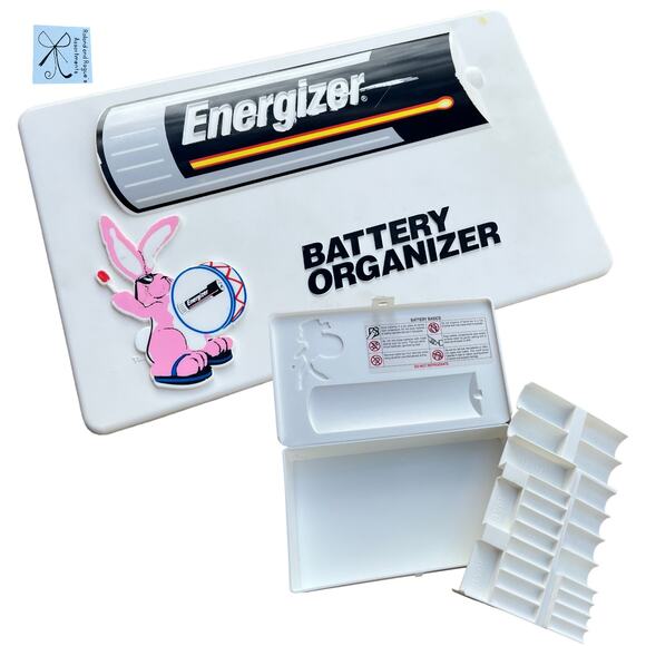 Energizer Plastic Battery Organizer Tray Storage - Picture 1 of 5